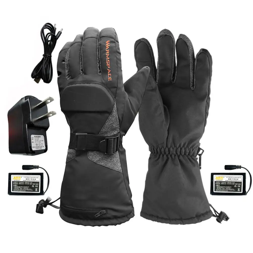 

3 Speed Temperature Heated Motorcycle Gloves Touch Screen Electric Heated Gloves 3600mAh Battery Waterproof Heated Gloves Gants