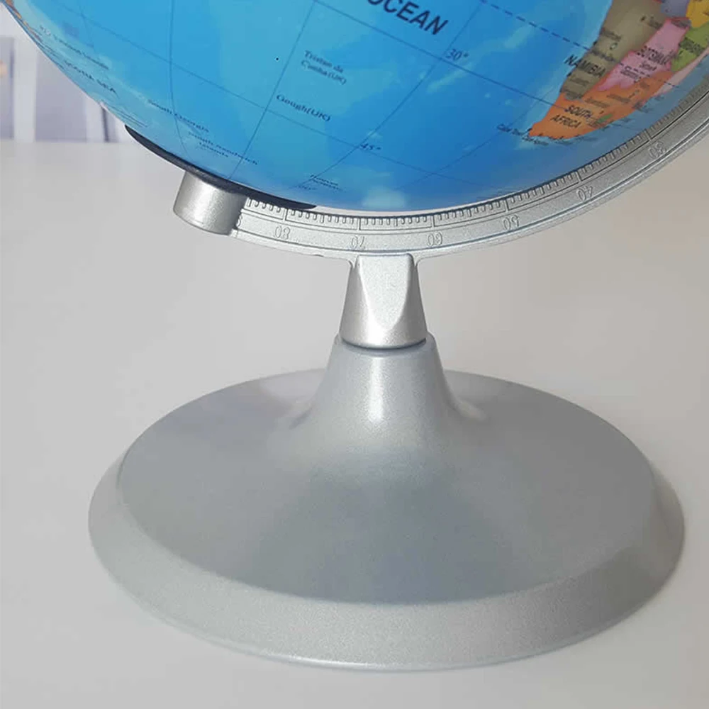 

8 Inch Illuminated World Globe 2-in-1 LED Earth Globe Constellation Globe for Educational Geographic Learning Home Office Decor