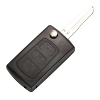 jingyuqin flip remote car key shell for great wall for haval h3 h5 hover 3 buttons keyless entry fob case battery holder