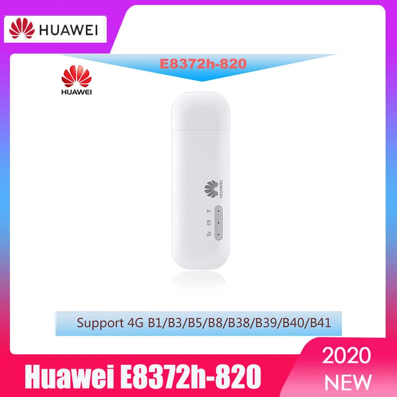 

Оригинальный разблокированный мобильный модем Huawei E8372h-820 4G LTE USB Wingle Wi-Fi
