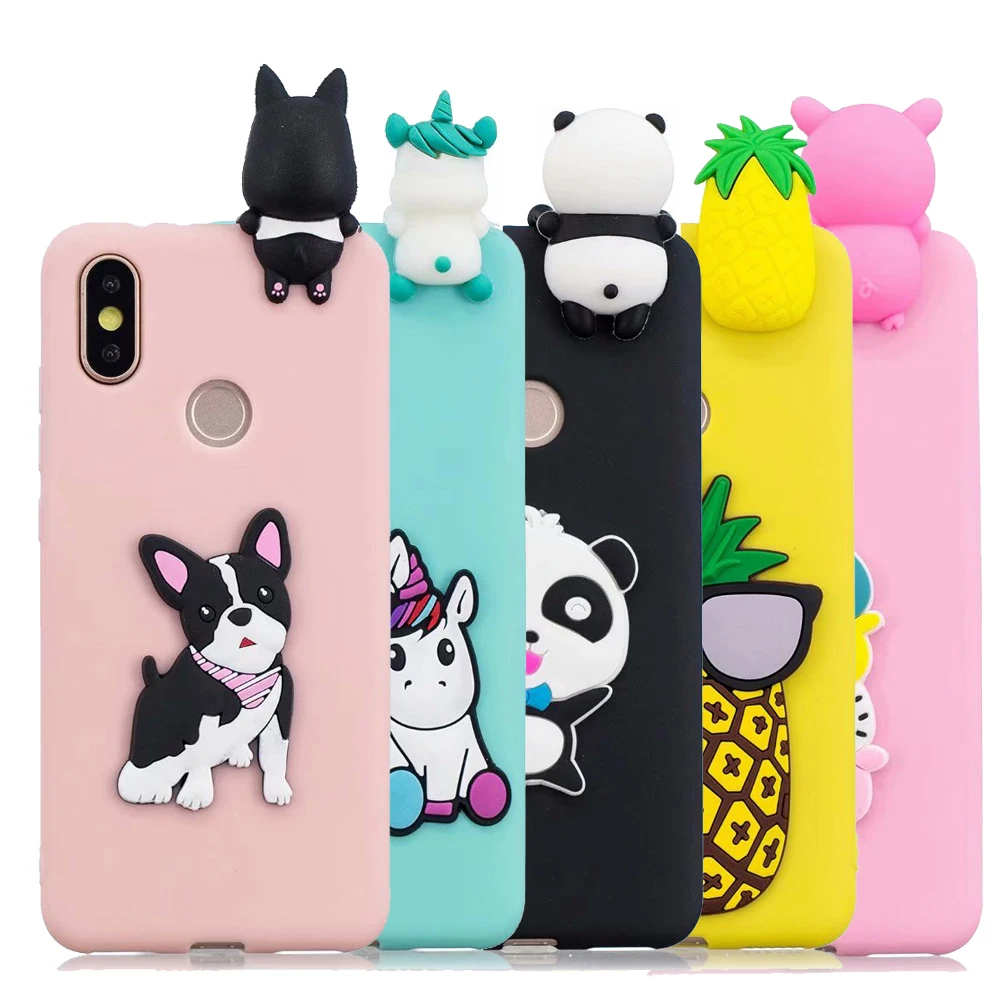 

For Huawei P10 P20 P30 P40 Lite Pro P Smart /Z Y6 Y7 Y9 2019 Honor 9 10 Lite 8X 9X 3D Cartoon Animal Soft Case Phone Cover Shell