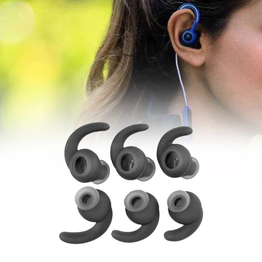 3 пары аксессуаров вкладыши съемные наконечники Противоскользящие силиконовые