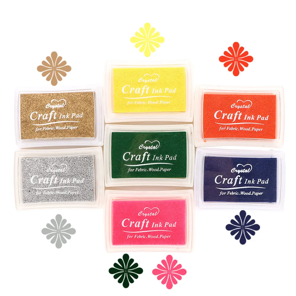 7 цветов чернильный коврик ручная работа сделай сам ремесло на масляной основе