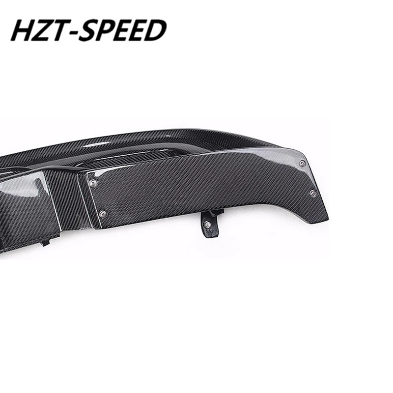 W176 R Стиль углеродное волокно задняя губа задний бампер спойлер диффузор для Mercedes