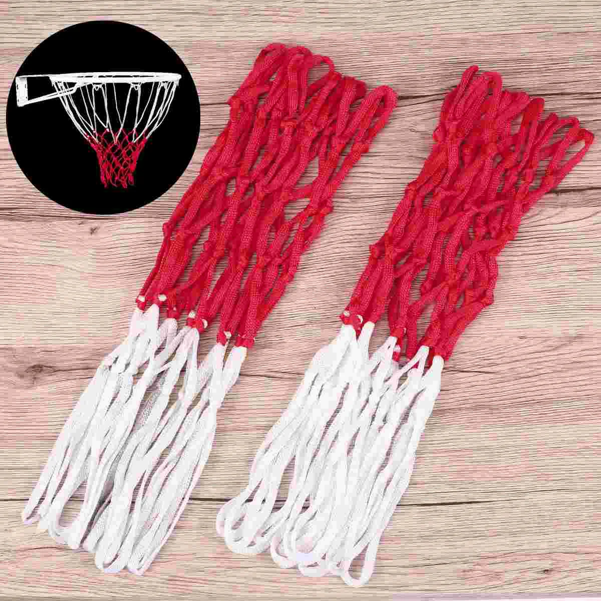 

Standard Strong and Durable Braided Multicolor Basketball Net for Outdoors or Indoors Basketball Sports