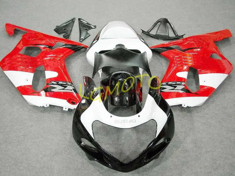 

Injection bodywork for red black white SUZUKI GSXR 600 750 K1 GSXR600 01 02 03 GSXR600 R750 GSXR750 2001 2002 2003 Fairings