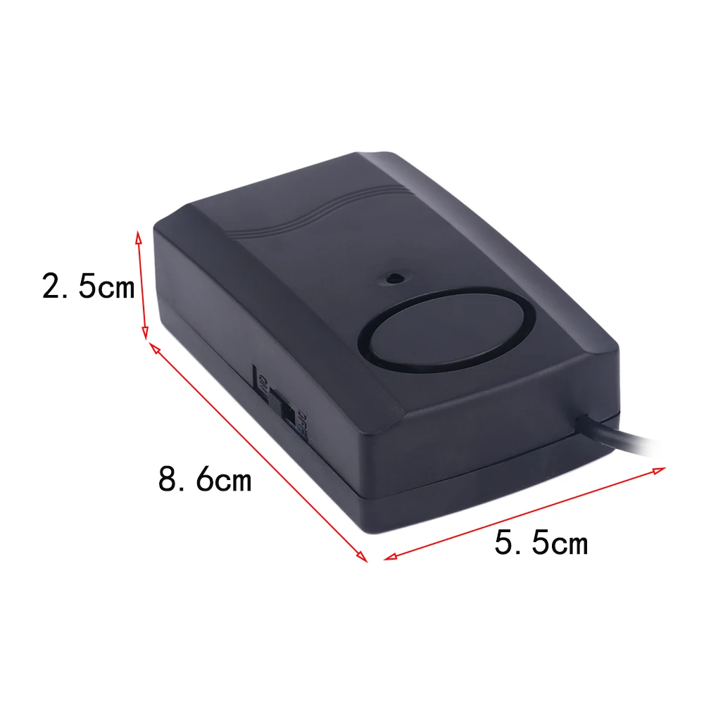 

TS-870 Universal USB Wired Alarm Sensor Door Window Home House Security Sensor Detector Easy Use Black
