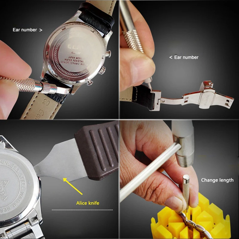 Инструменты для ремонта часов набор инструментов открывания звеньев штифта