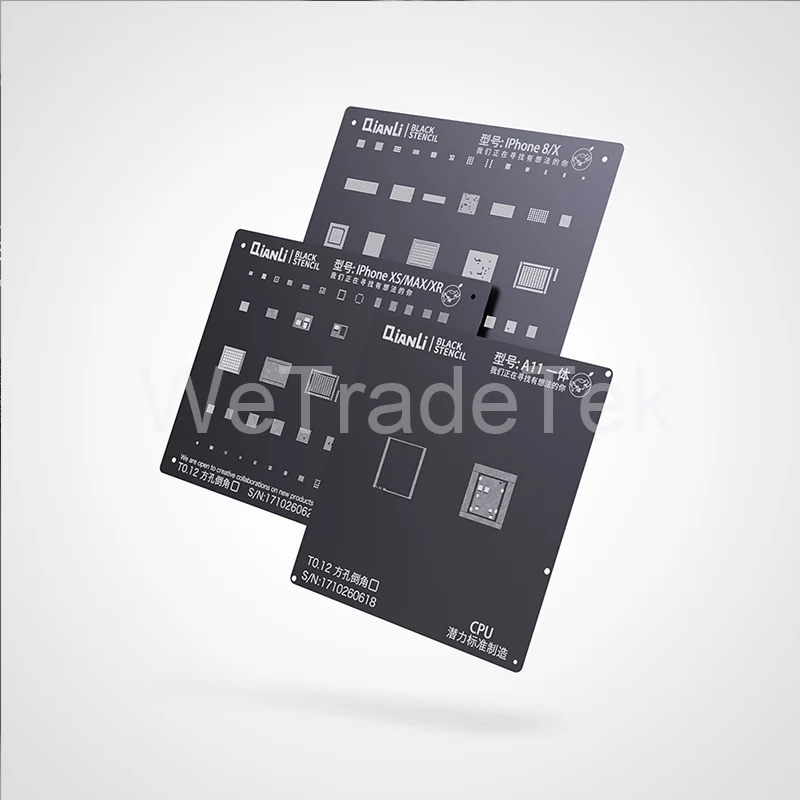 Трафарет Qianli Black Plus BGA для ремонта микросхем 11 Pro MAX XS XR XSMAX 8 6P NAND | Инструменты