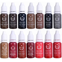 24 colors tattoo ink set permanent makeup eyebrow ink lips eye line tattoo color microblading pigment for body beauty tattoo art