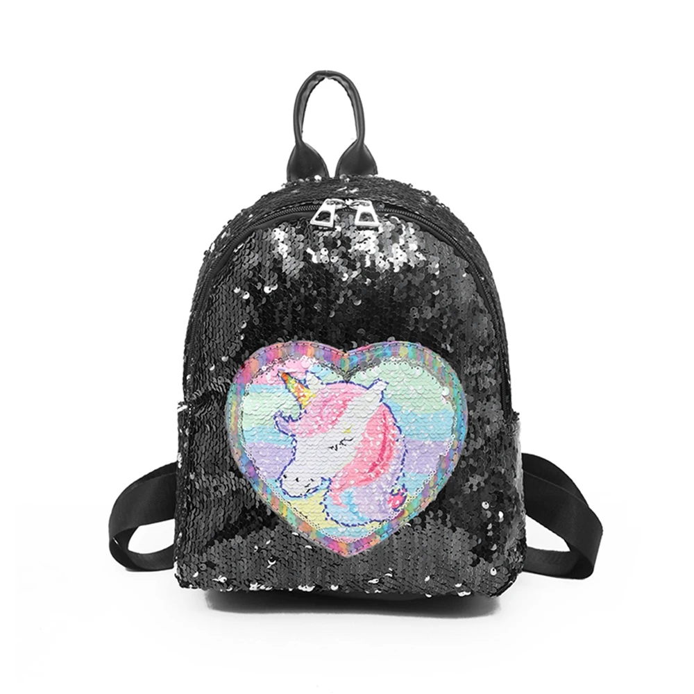 Женские модные блестящие рюкзаки с пайетками большой емкости сумки сенсорная