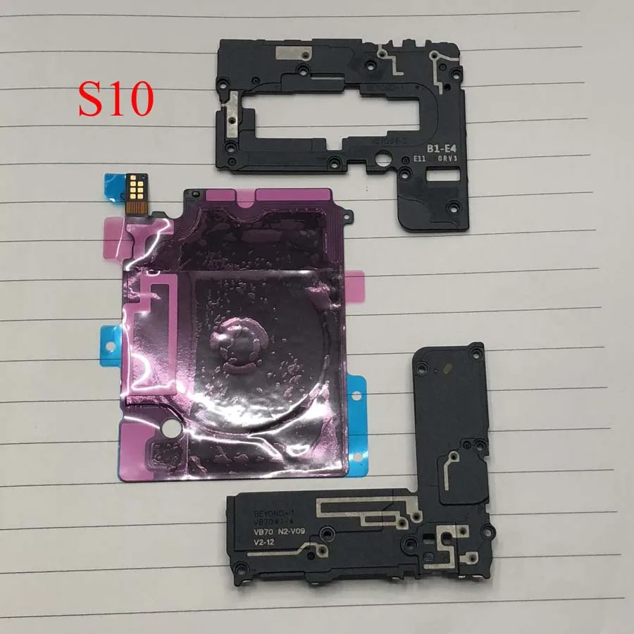 Оригинальный громкоговоритель для Samsung Galaxy S10 G973 G973F + NFC Беспроводная зарядка