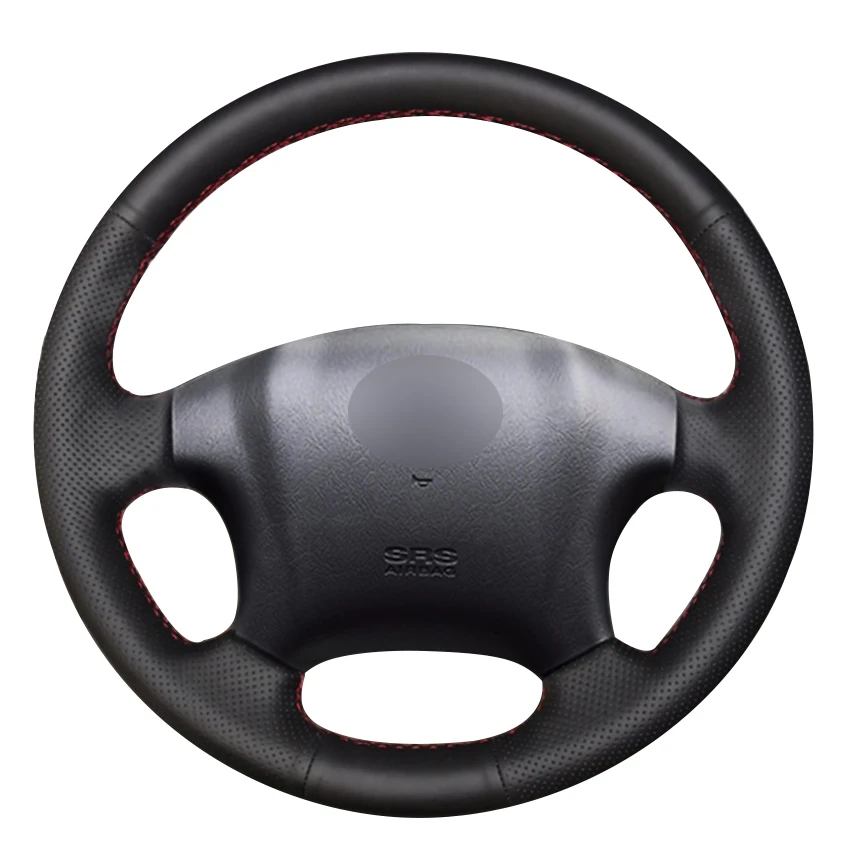 

Black Natural Leather Car Steering Wheel Cover for Hyundai Tucson 2006-2014