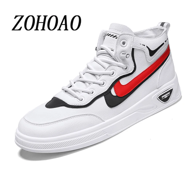 

Модные белые мужские повседневные туфли, школьные дышащие мягкие мужские кроссовки, уличные удобные прогулочные однотонные мужские туфли ...