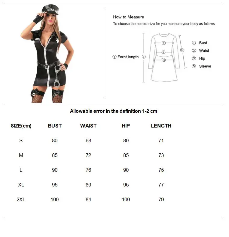 Сексуальная униформа для полицейских женщин Полицейский женщина Экзотическая