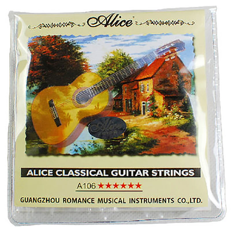 Corde per chitarra classica Alice A106H /QE27 corde in Nylon corde per chitarra accessori per chitarra 1-6 set di corde economiche