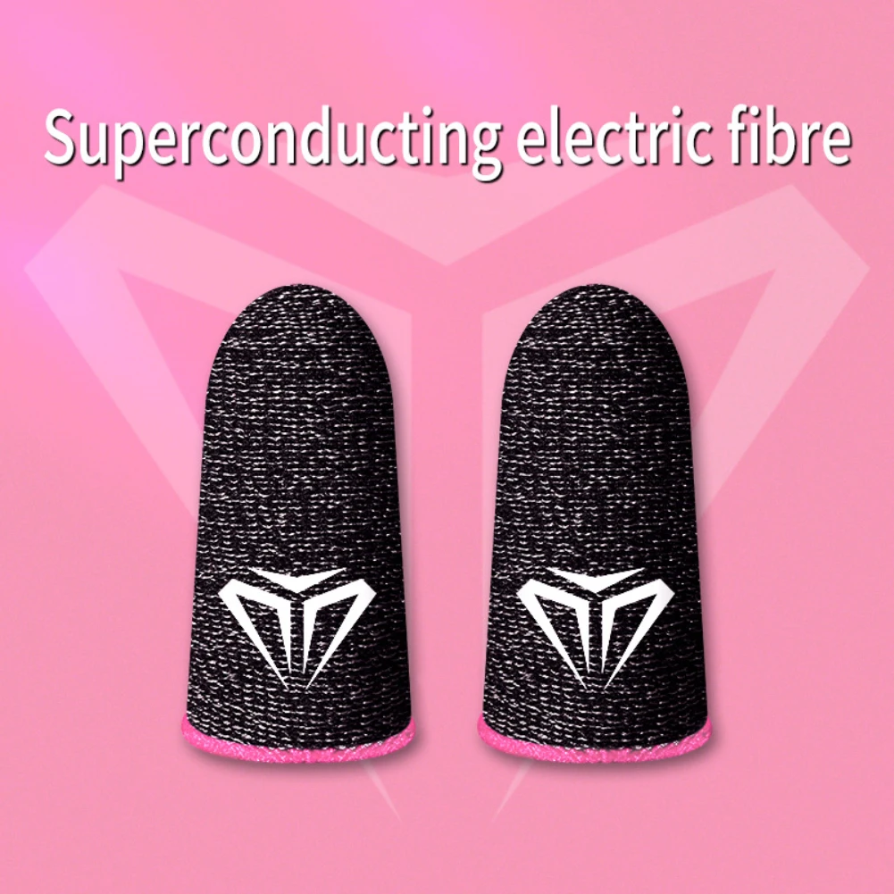 2pcs Fingertips for PUBG Games Press Touch Screen Sensitive Gaming Finger Glove Sleeve Non-slip Breathable Cover | Электроника