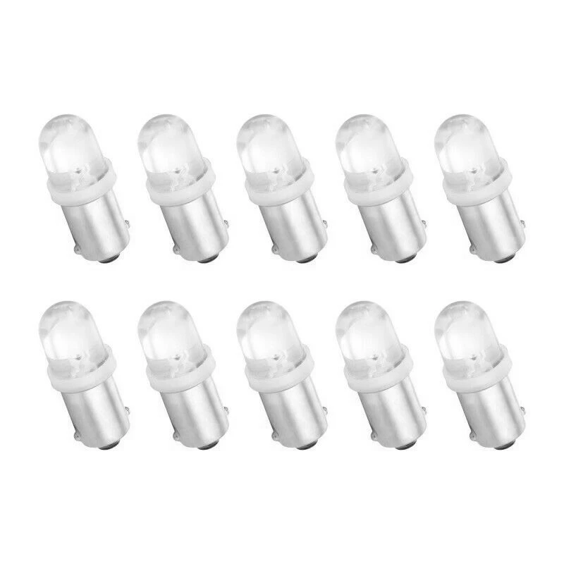 

20Pcs BA9S 1895 H6W 53 57 Bayonet LED Light Bulbs for Car Map Lamp 12V White