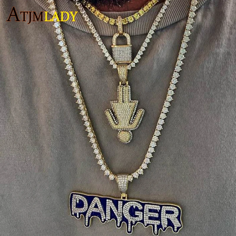 Колье с подвеской в стиле хип хоп и панк для милых девушек колье из кубического