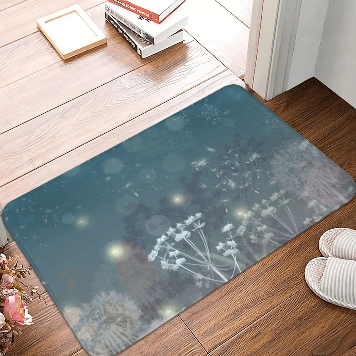 

Flight Of The Fireflies Doormat Carpet Mat Rug Polyester PVC Anti-slip Floor Decor Bath Bathroom Kitchen Bedroom 40*60