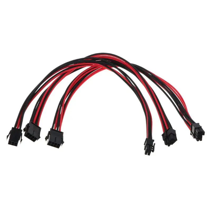 

1Set Basic Extension Cable Kit 1pc 24Pin 1pc EPS 4+4Pin 1pc PCIE 6+2Pin 1pc PCI-E 6Pin Power Extension Cable for PC Computer
