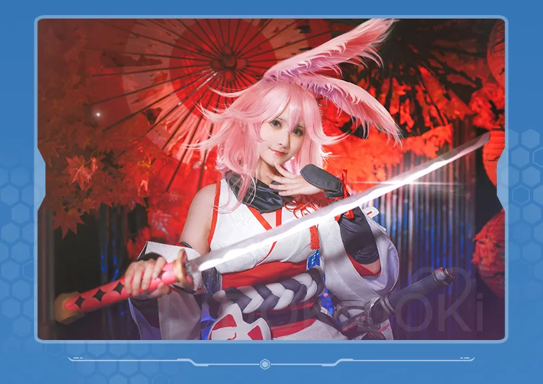 DokiDoki-R Honkai Impact Yae Sakura, Женский костюм для косплея, белый, красный костюм Honkai Impact 3, костюм для косплея Yae Sakura