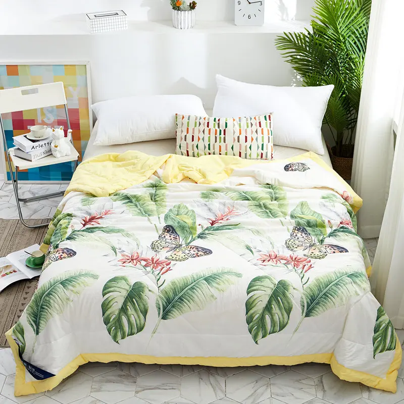 Popular summer washed cotton quilt quilted air conditioning quilt cool quilt thin quilt