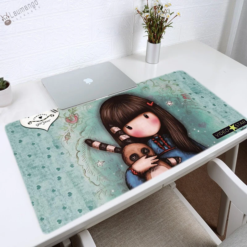 

Santoro Gorjuss Computer Mouse Pad Gamer Varmilo Gaming Mouse Mat Keyboard for Computers Kawaii Gaming Accessories Mice 400Ã—900