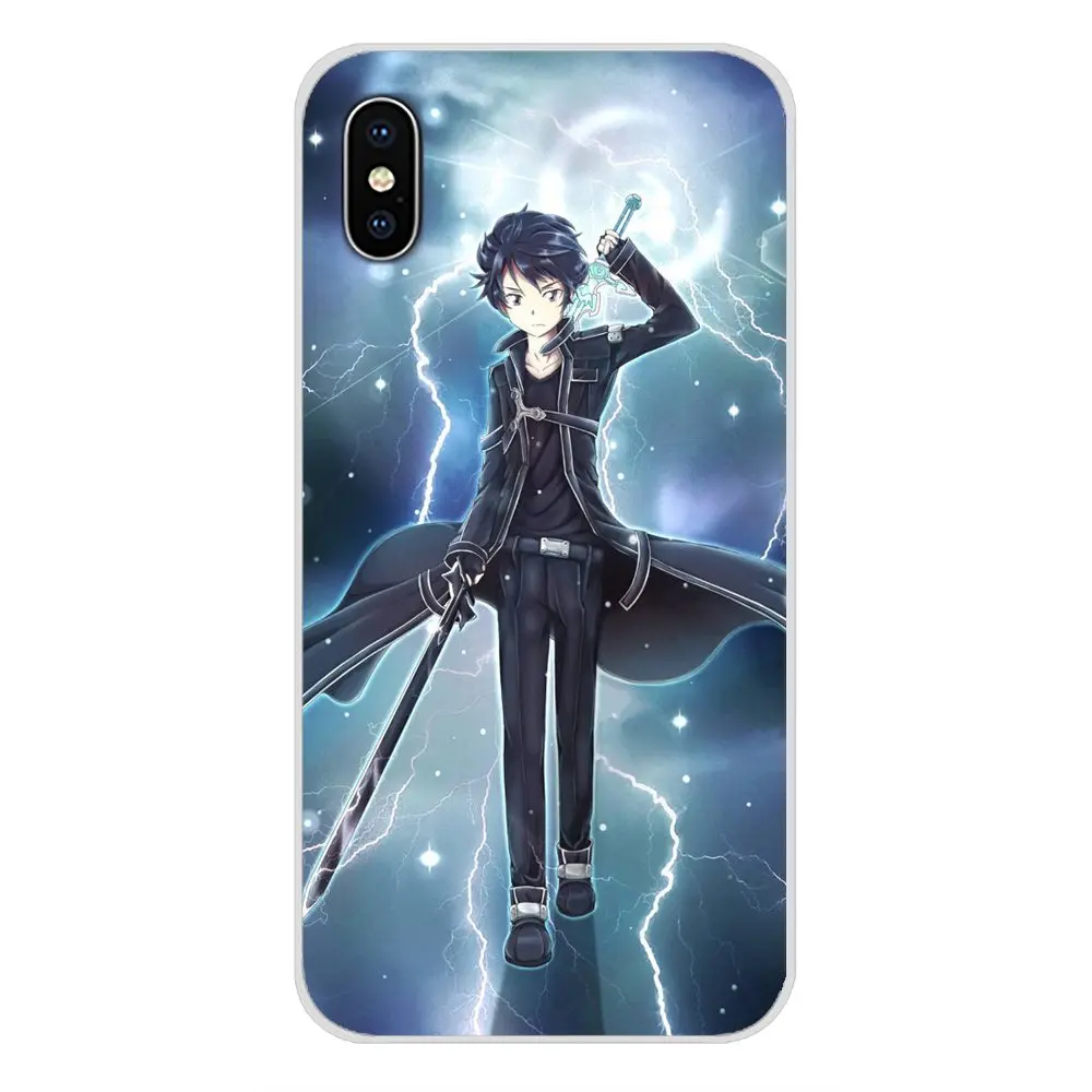 For Samsung Galaxy S3 S4 S5 Mini S6 S7 Edge S8 S9 S10 Lite Plus Note 4 5 8 9 Fashion Case Sword Art Online game girl Asuna Krito | Мобильные
