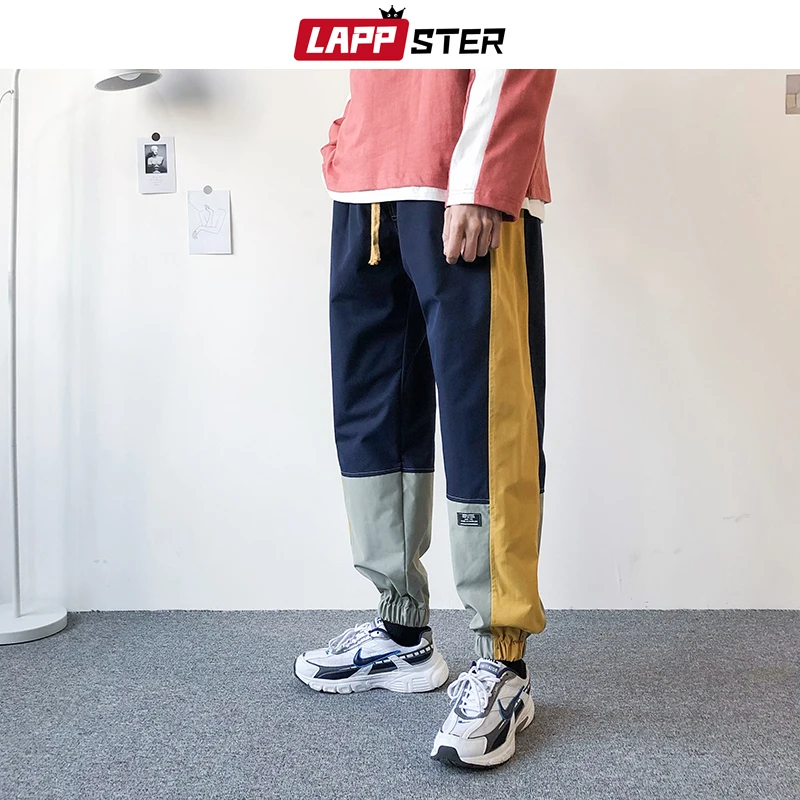 LAPPSTER Мужские Streetwear бегуны Брюки 2019 Mens Hip Hop Black Тренировочные штаны мужчины