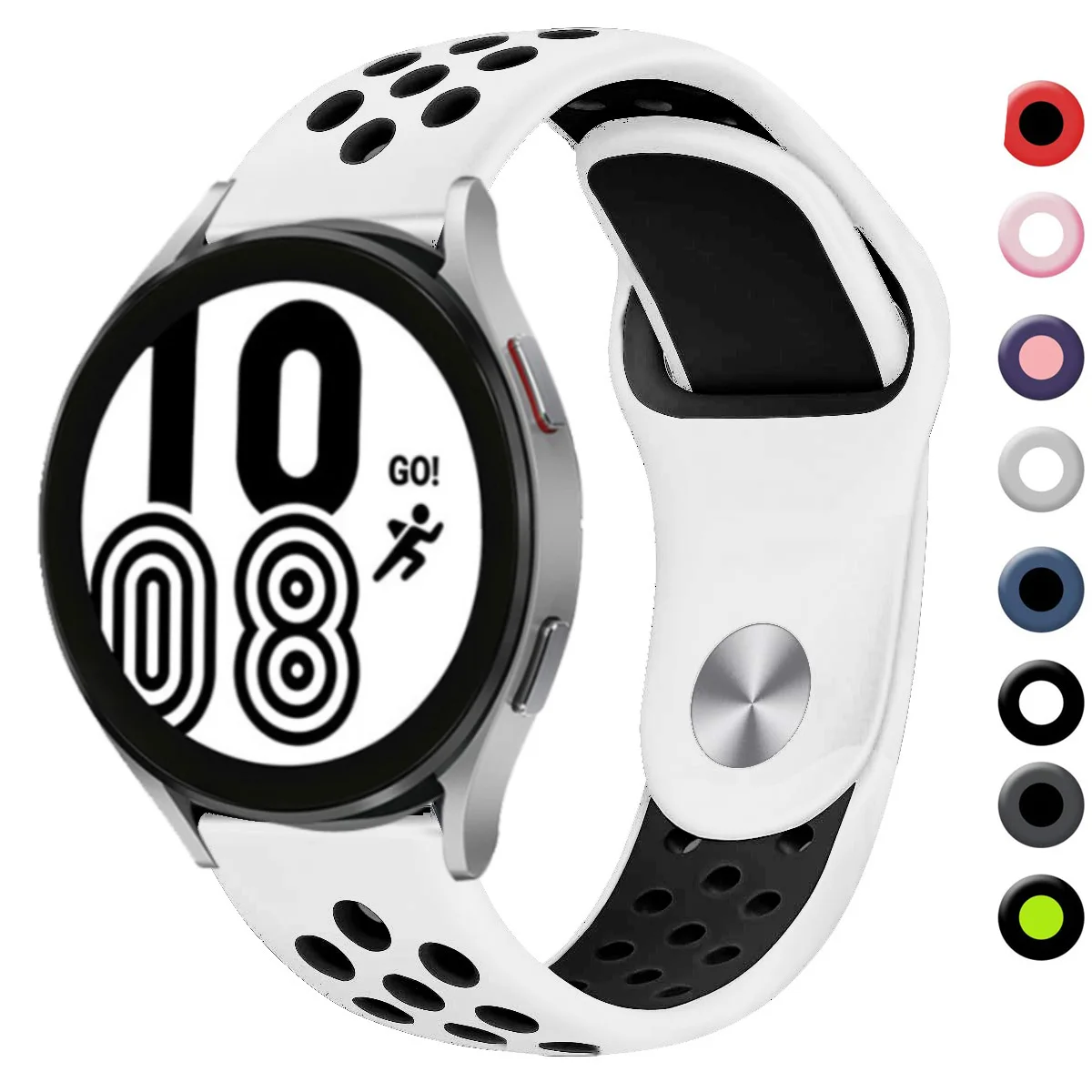 

Силиконовый ремешок для samsung galaxy watch 4/classic/46 мм/42 мм/active 2/3 Gear S3 Frontier, 22 мм, ремешок для Huawei GT-2-2e-3-Pro