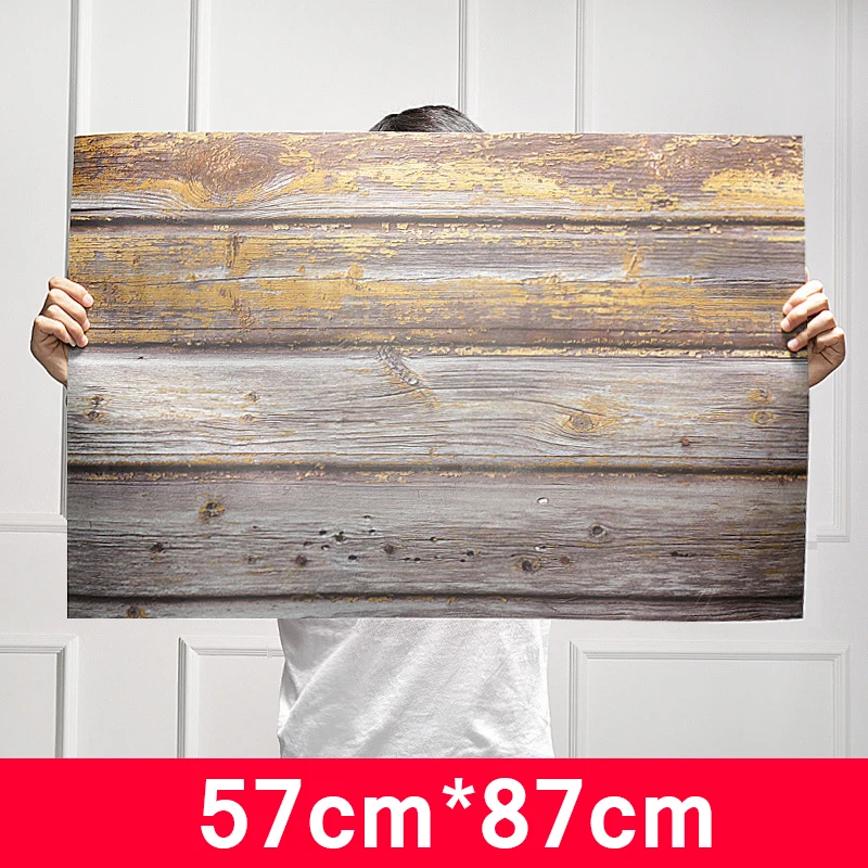 

Photo studio photography backdrop 57*87cm background paper marble wood grain 2 sides waterproof Photophones for photos props