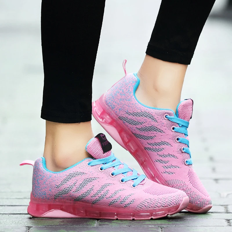 

2022 New Fashion Sneakers Women Breathable Mesh High Quality Casual Shoes Woman Lace-Up Basket Femme Zapatillas Mujer