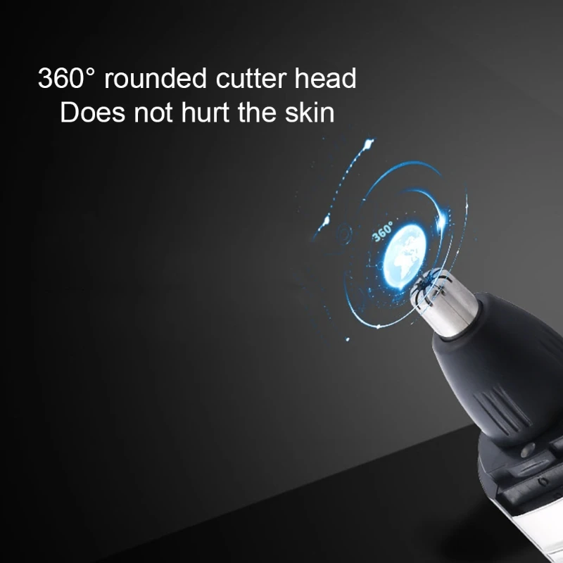 

Portable 3-in-1 Ear Nose Hair Trimmer Clipper Rechargeable Painless Rinseable A0NC