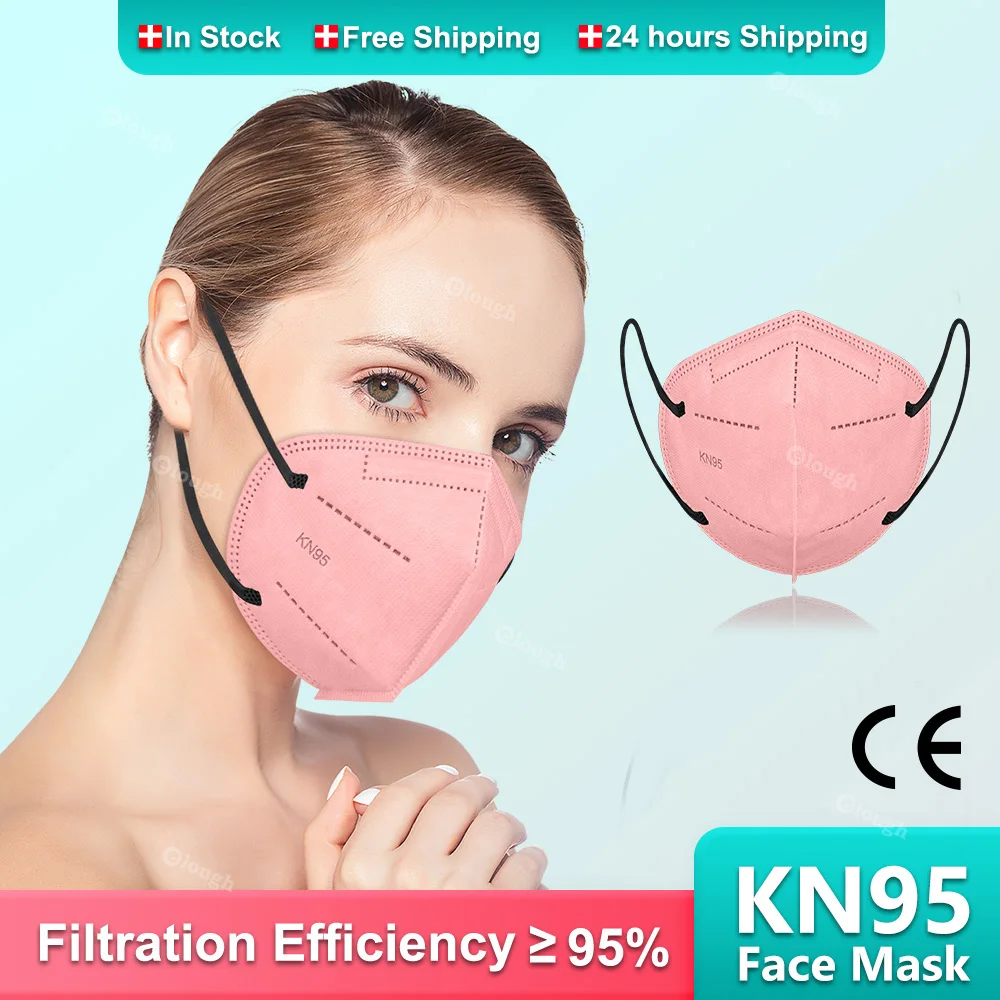 Респиратор KN95 Mascarillas ffp2mask FFP2 5 слоев многоразовая для взрослых FPP2 черная KN 95 ffp3 |
