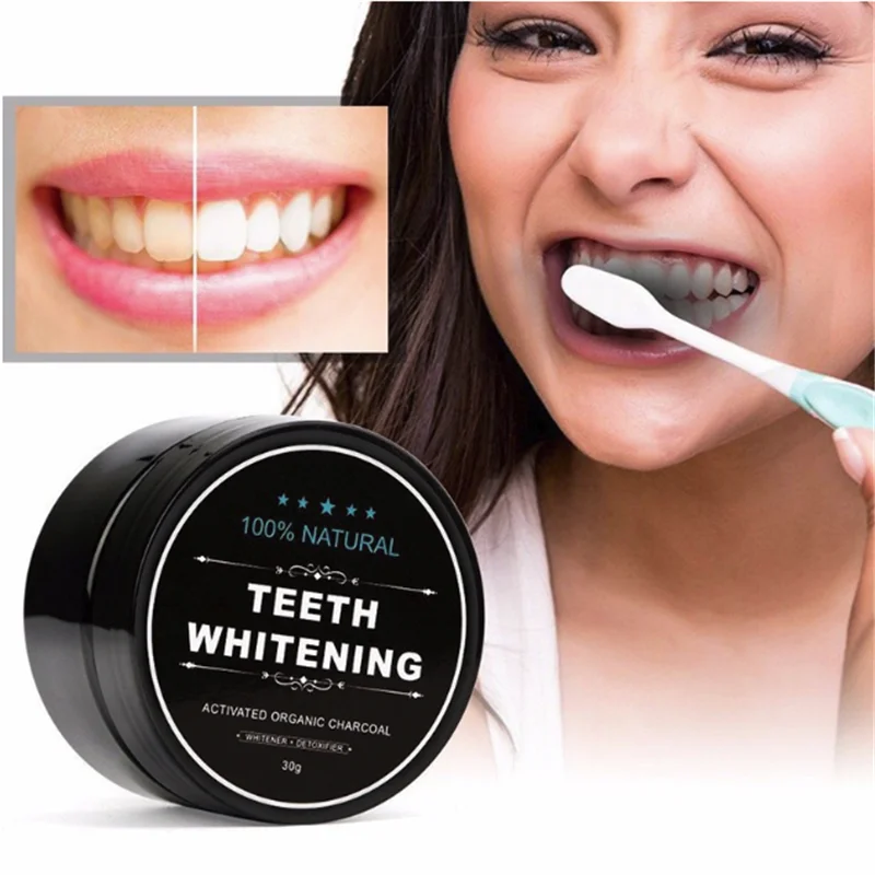 

Bamboo charcoal powder for natural teeth oral care whitening effective tooth washing powder smoke stains teeth whitening 30g