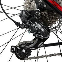 24 Speed 26 Inch Aluminum Alloy Mountain Bike Front Fork Bicycle Adult Variable Speed Shock Absorber Double Disc Brakes Bicycle