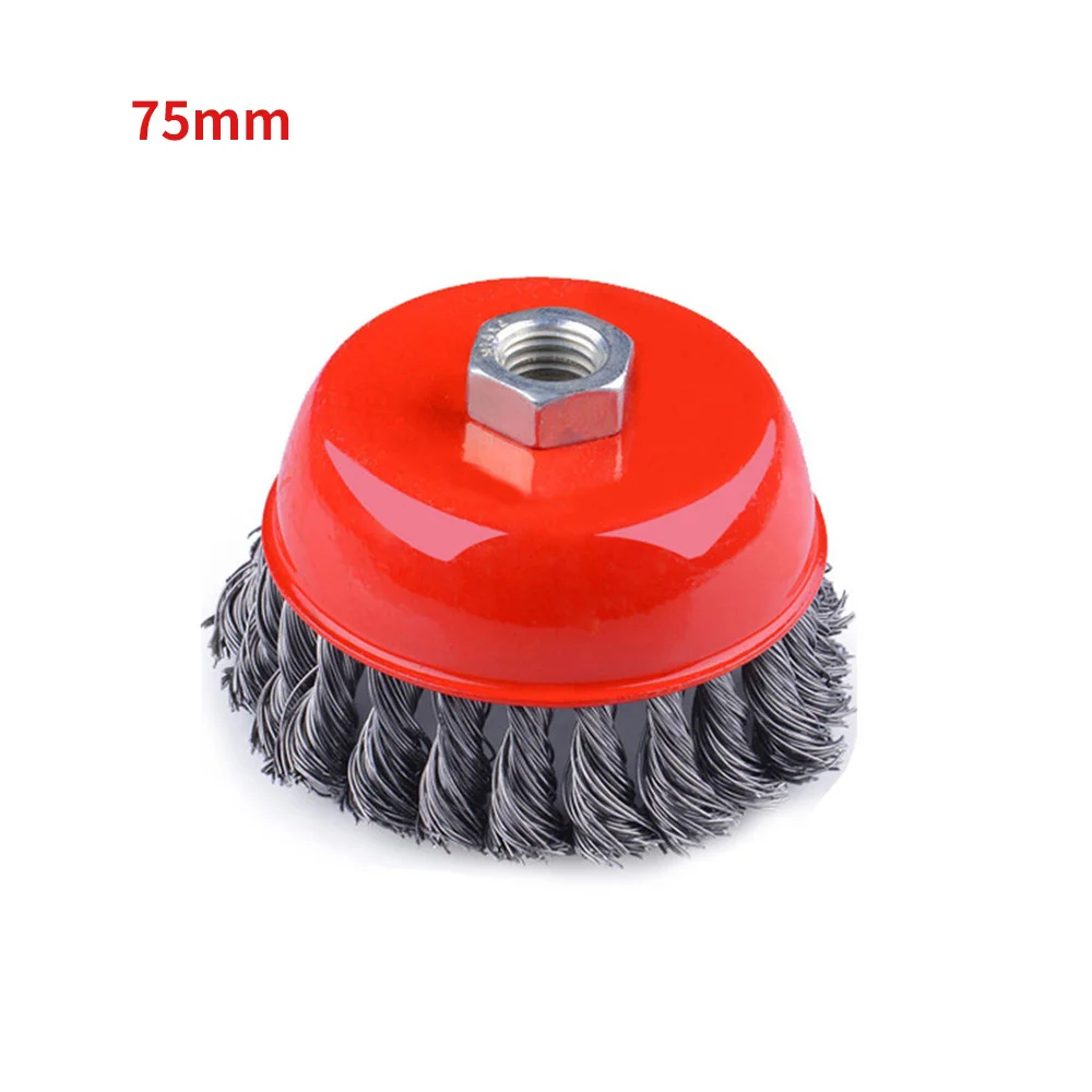 Стальной роторный шарнир узел плоский провод колесо чашка щетка диск Удаление