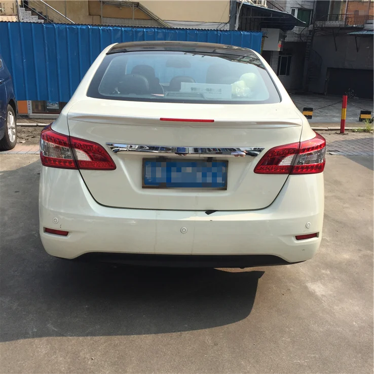 Спойлер для Sentra 2012-2015 Nissan спойлер из АБС-пластика заднее крыло автомобиля цветной