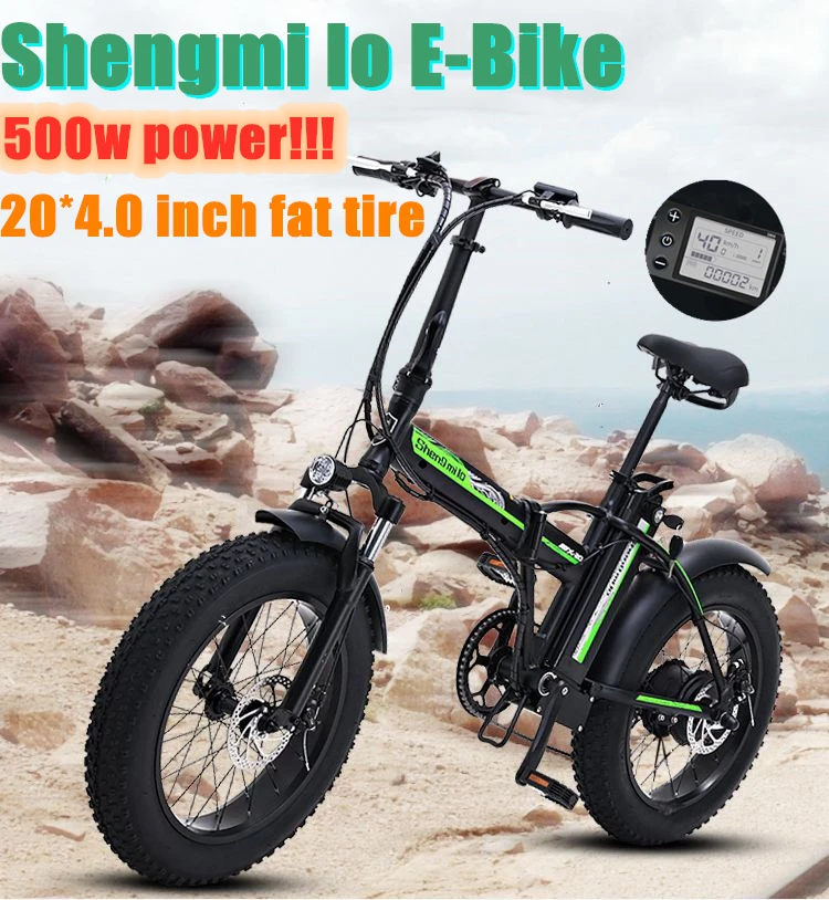 Verkauf 500W Elektrische Fahrrad Neue Super Schnee Ebike 48V Elektrische Klapp Fahrrad Aluminium Legierung Motorrad Tragbare Elektrische Fett Reifen Bike
