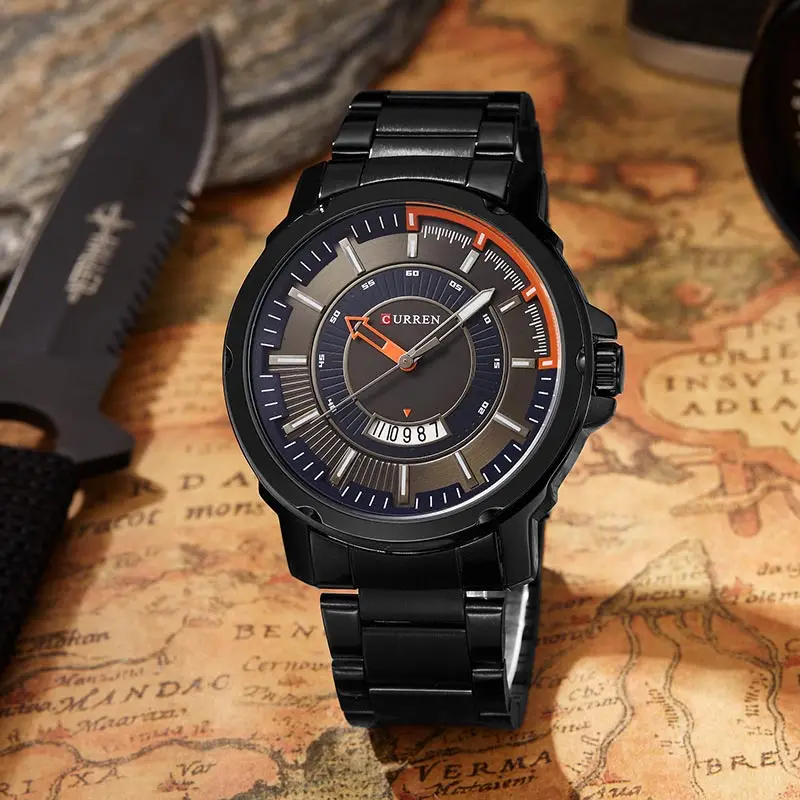 Curren Роскошные спортивные кварцевые часы модные повседневные топовые брендовые