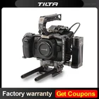 Клетка для камеры Tilta BMPCC 4K 6K, клетка для фотоаппарата, черная клетка для BlackMagic BMPCC4K 6K, верхняя ручка, Боковая ручка, тактическая отделка