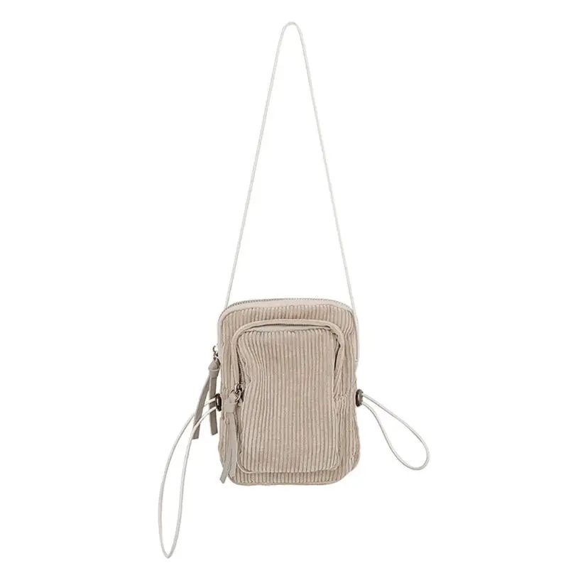 

Women Corduroy Waist Fanny Pack Lady Hip Bum Shoulder Crossbody Bag Purse Pouch 20CA