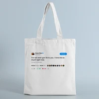 female canvas shoulder tote bag shopper bags for ladies beach handbag travel bag fashion women shopping bag for groceries 2022