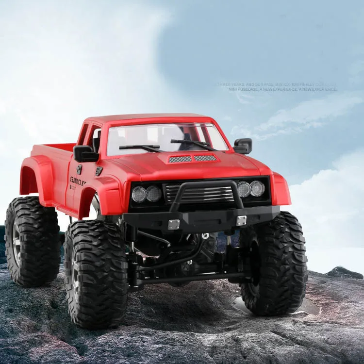 Радиоуправляемый автомобиль 1:16 внедорожный грузовик FY002B 2,4 GHZ 1/16 4WD SUV Pickup Trucks WiFi FPV 0.3MP автомобиль Camion WiFi RTR игрушки для снежного скалолазания