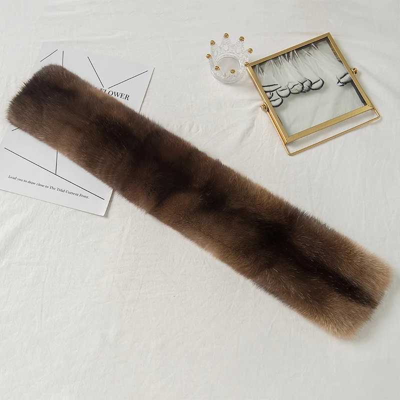 Lantafe Women Scarf Winter Warm Luxury Natural Fur Thickening Sable Mink Neck High Quality Whole Real |