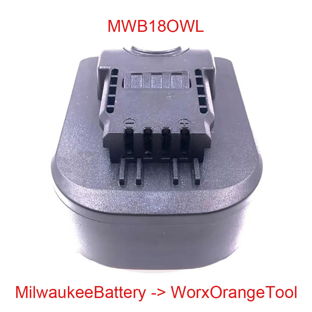 Конвертер адаптер DWB18OWL MTB18OWL MWB18OWL с литий ионным аккумулятором Makita DeWalt Milwaukee на Worx