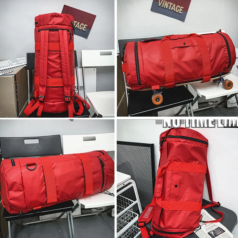 Big Gym Yoga Sports Bags For Women Waterproof Fitness Soccer Backpack Foldable Travel Bag Training Laptop School Shoe Backpack