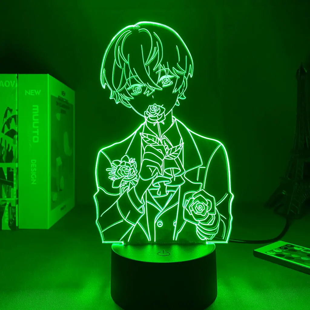 

Anime 3D Light Mystic Messenger LED Night Light for Kid Room Deco Birthday Gift