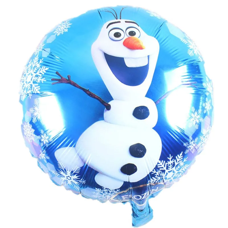 Balloons-1-5PCS Дисней Принцесса Холодное сердце Анна Эльза 108*180 см День Рождения украшения Детские принадлежности одноразовая посуда скатерть детский душ - Цвет: Balloons-1-5PCS